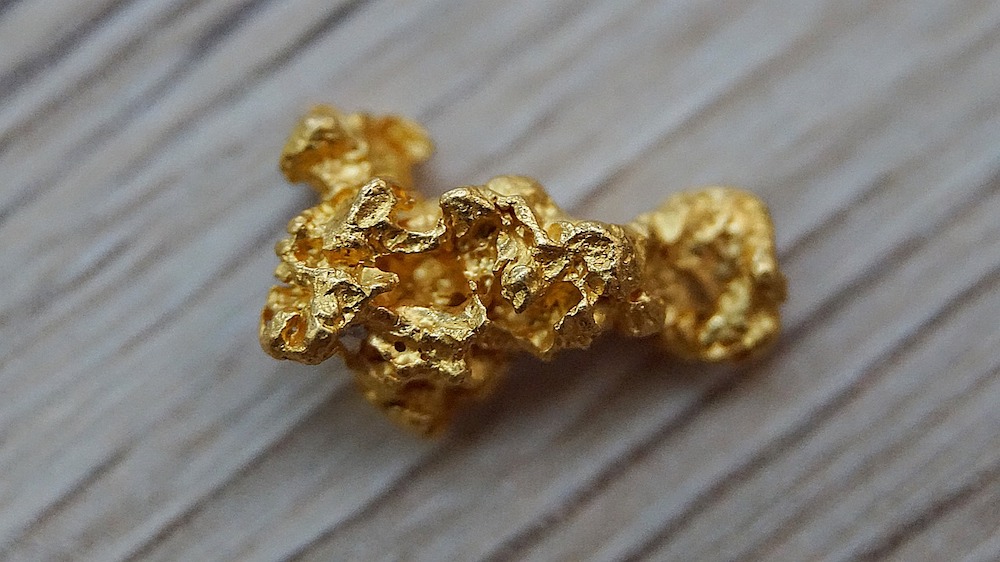 a gold nugget