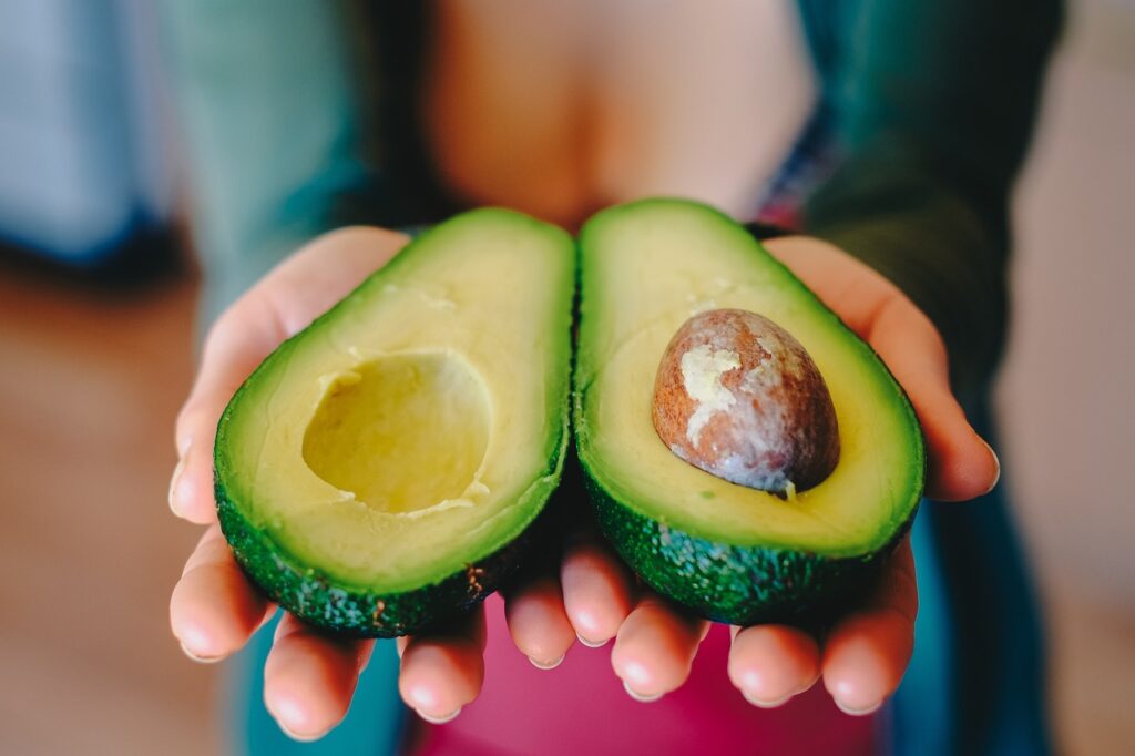 beautiful image of a ripe avocado fruit