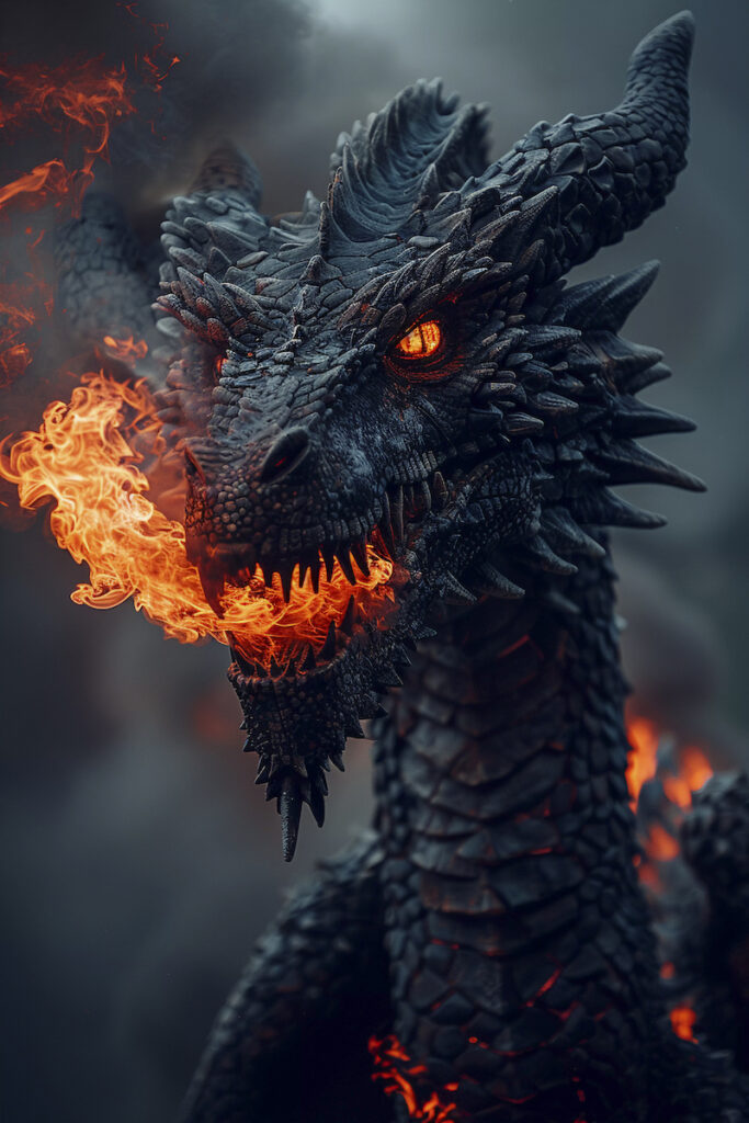 an representation of drogon