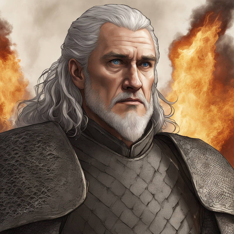 an old aegon targaryen