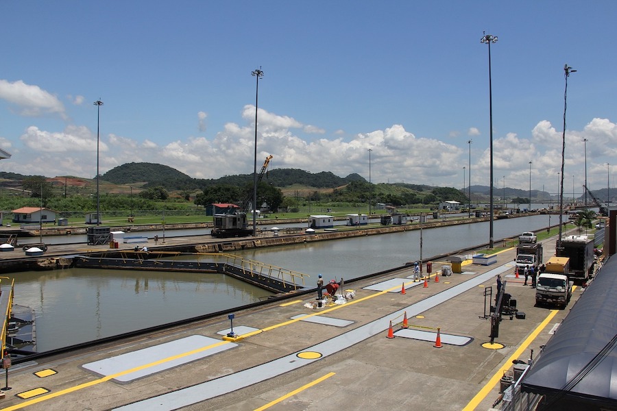 an image of the Panama canal