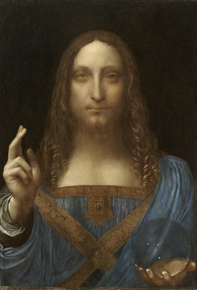 Salvator Mundi painting image