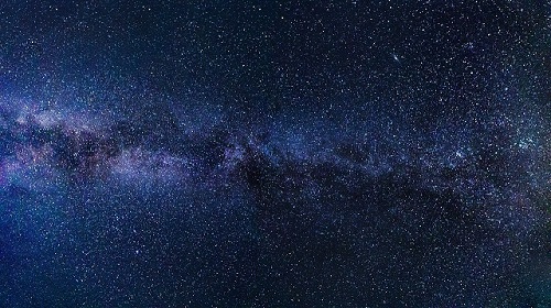 clustered milky way and stars