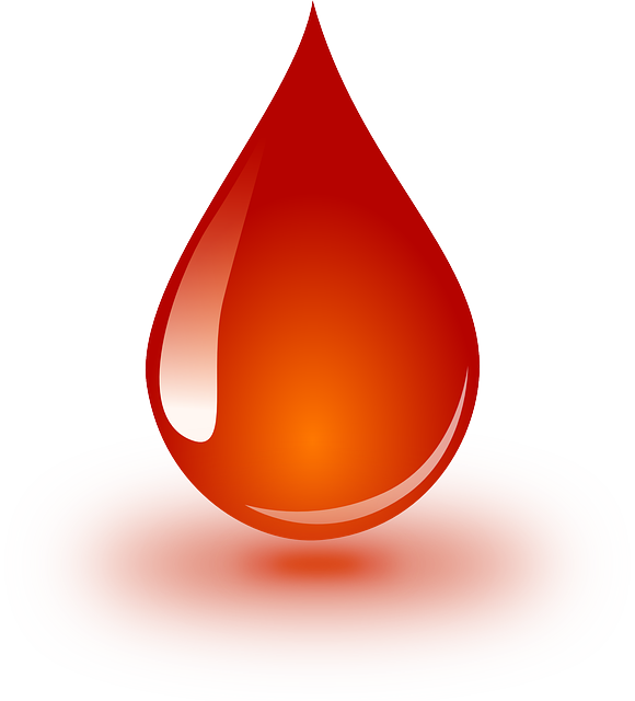 a drop of blood