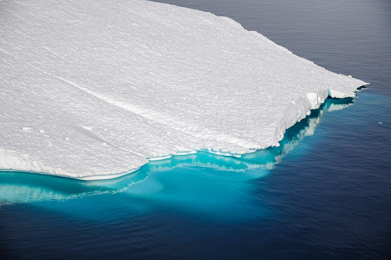 ice on the ocean