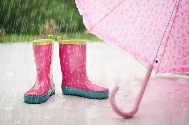 boots in the rain