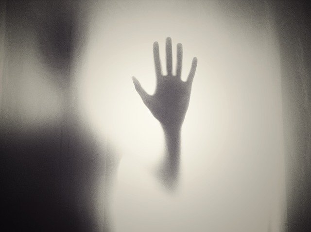 silhouette of a hand