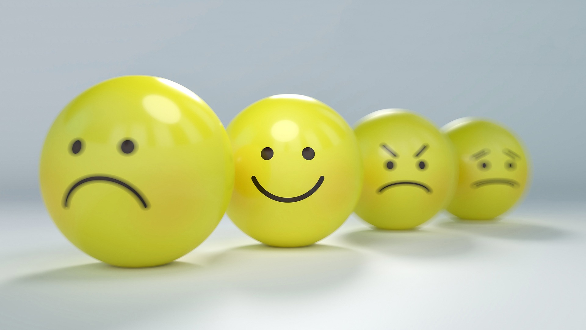 smileys of different emotions