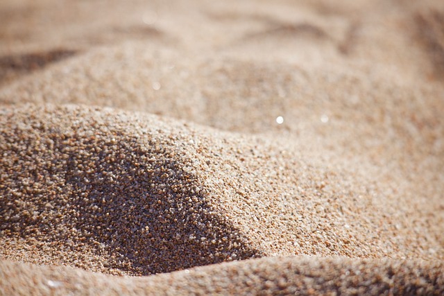 sand on a beach