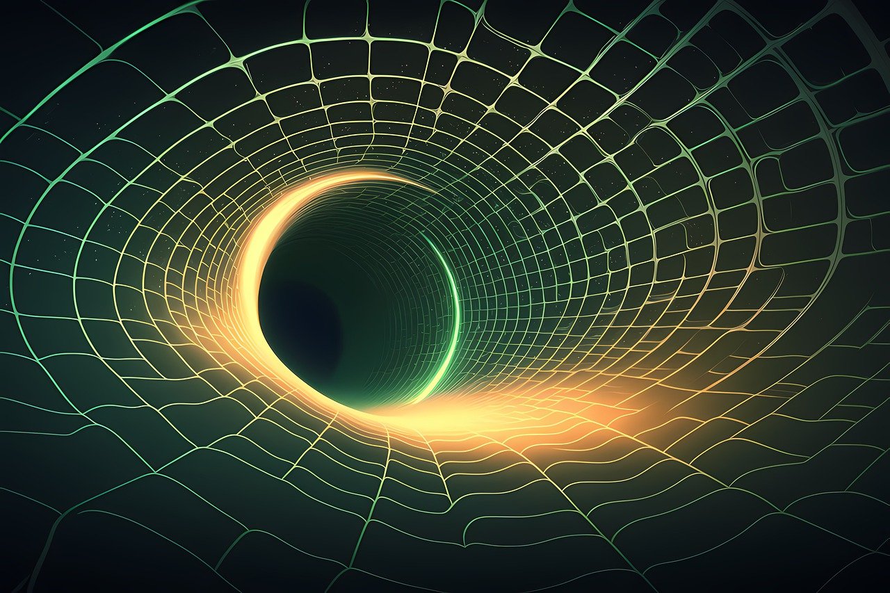 representation of a wormhole